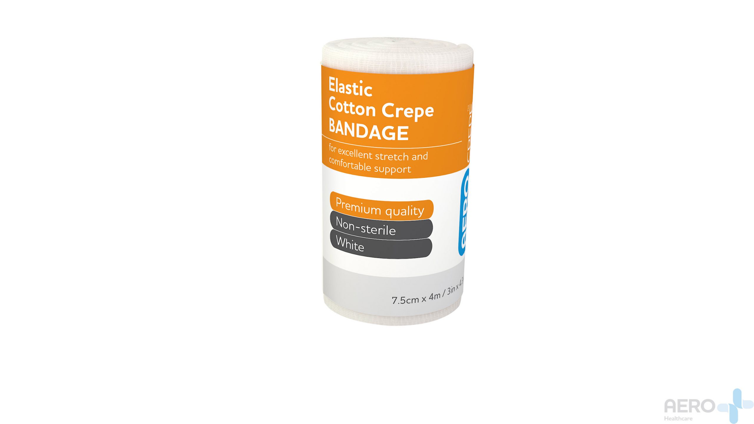 Elastic Cotton Crepe Bandage - 7.5cm - Single - South Coast First Aid ...